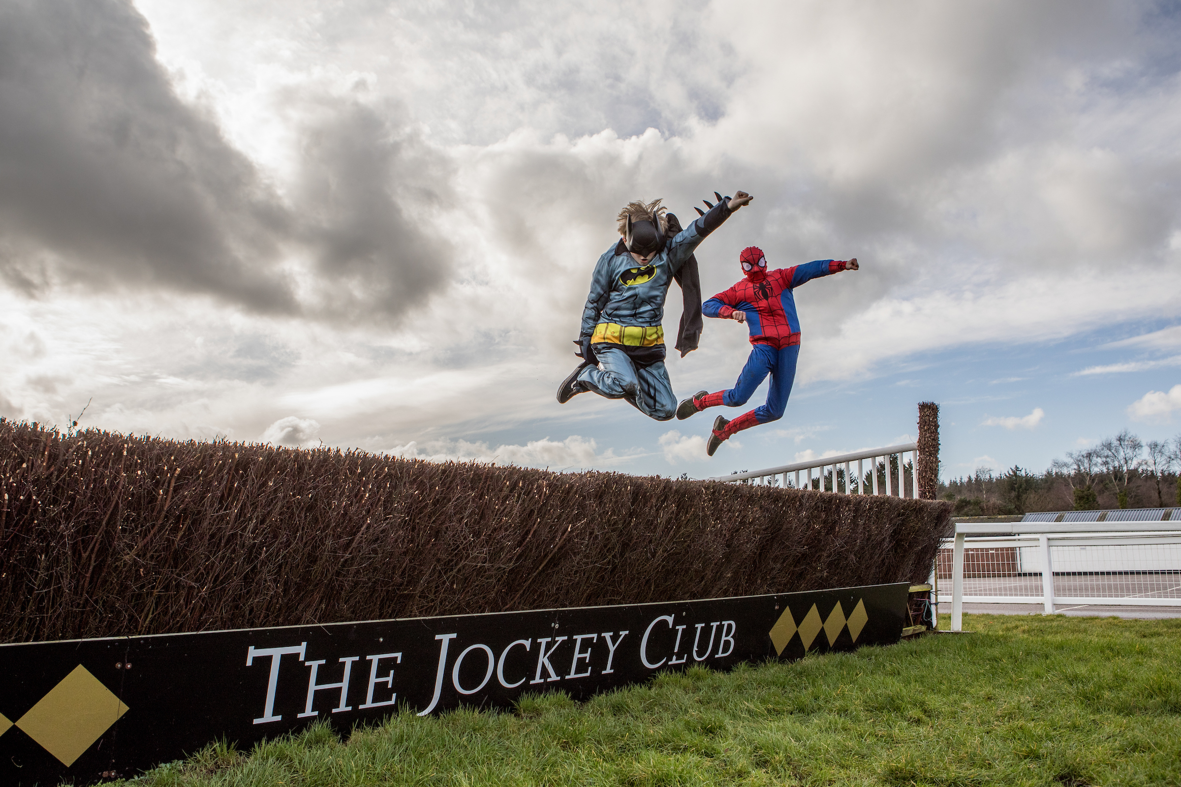 Super heroes plus horses equal the best free day out for children this Easter